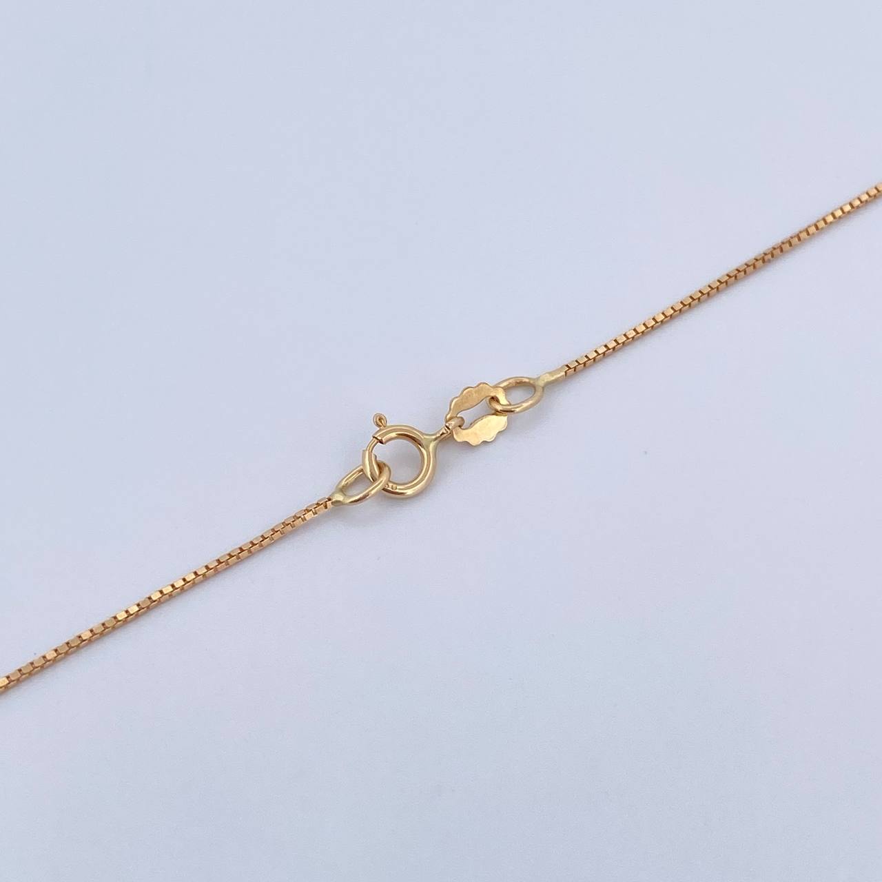 Set Cadena Veneciana 2.2gr / 60cm / 0.5mm + Dije One Dólar 0.7gr / 2cm Troquelado Oro Amarillo 18K (Oferta) &