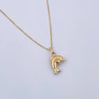 Set Cadena y Dije Veneciana+Delfin 1.55gr / 15 3/4 in / 0.55mm Oro Amarillo 18K $
