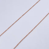 Set Venetian Chain 1.25gr / 50cm / 0.3mm + Pendant Paw 0.5gr / 1.3cm Black Zircons 18K Rose Gold (Offer) &