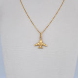 Set Venetian Chain 1.8gr / 45cm / 0.5mm + Pendant 0.55gr / 1.8cm 18K Yellow Gold Stamped (Offer) &
