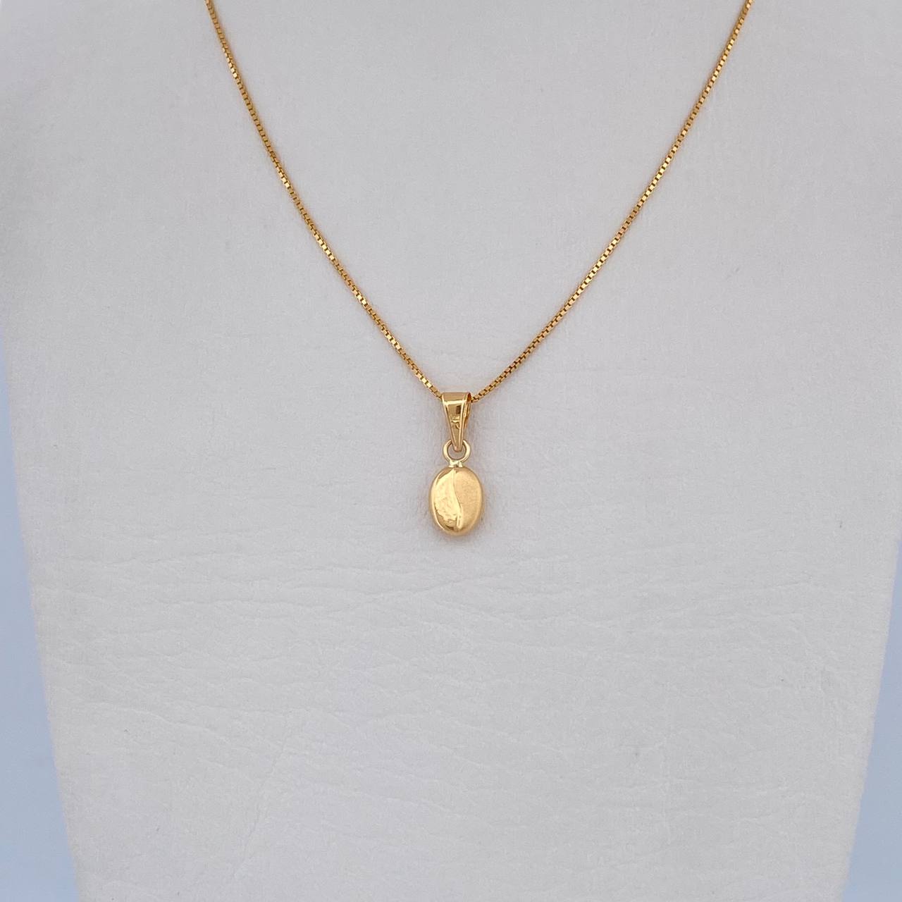 Set Venetian Chain 1.8gr / 45cm / 0.5mm + Pendant 0.35gr / 1.4cm 18K Yellow Gold Stamped (Offer) &