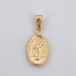 Dije Virgen Maria Uxiliadora 0.7gr / 2.4cm / Oro 18K $