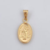 Dije Virgen Maria Uxiliadora 0.7gr / 2.4cm / Oro 18K $