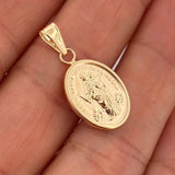 Dije Virgen Maria Uxiliadora 1.1gr / 2.4cm / Oro 18K $