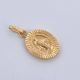 Dije Virgen Milagrosa 1.2gr / 2.4cm / Oro 18K $
