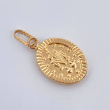 Dije Virgen Milagrosa 1.2gr / 2.4cm / Oro 18K $