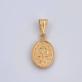 Dije Virgen Milagrosa 0.7gr / 2cm / Oro 18K $
