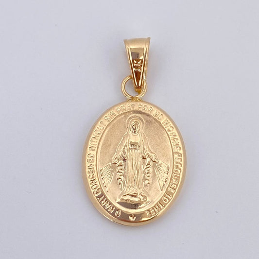 Dije Virgen Milagrosa 1gr / 2.5cm / Oro 18K $