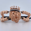 Black Lion Crown Bracelet 13.6gr / 18K Gold $
