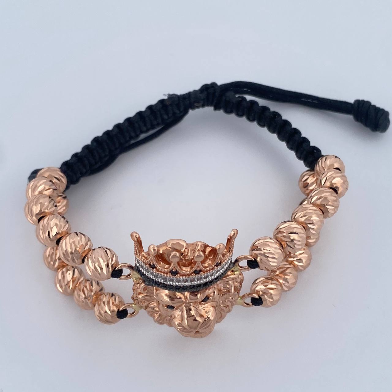 Black Lion Crown Bracelet 13.6gr / 18K Gold $