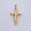 Cruz Cristo 1.25gr / 3cm / Oro 18K $