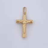 Cruz Cristo 1.25gr / 3cm / Oro 18K $
