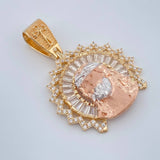 Dije Rostro Cristo 8.3gr / 1 1/2 in / Tres Oros 18K $