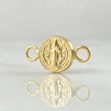 Herraje San Benito 0.55gr / 1/2 in / Oro Amarillo 18K