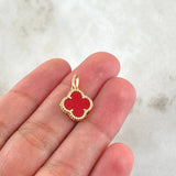 Pendant Clover 1.6gr / 2cm / 0.8in / 18K Spanish Gold ©