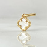 Pendant Clover 0.95gr / 1.5cm (0.6in) / Nac.Esp. 18K Gold