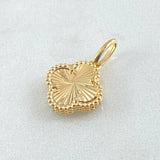 Pendant Clover 1.85gr / 2cm (0.8in) / 18K Spanish Natural Gold ©