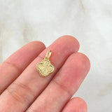 Dije Trebol 1.4gr / 1.7cm / Oro Nac.Esp 18K ©