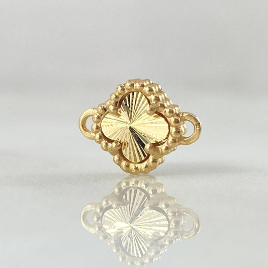 Herraje Trebol 0.9gr / 1.1cm / Nac.Esp Oro 18K ©