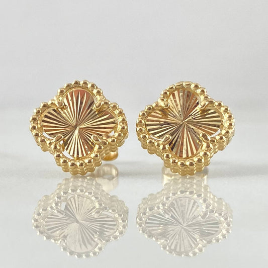 Topos Trebol Dorado 2.8gr / Oro Amarillo Nac.Esp. 18K