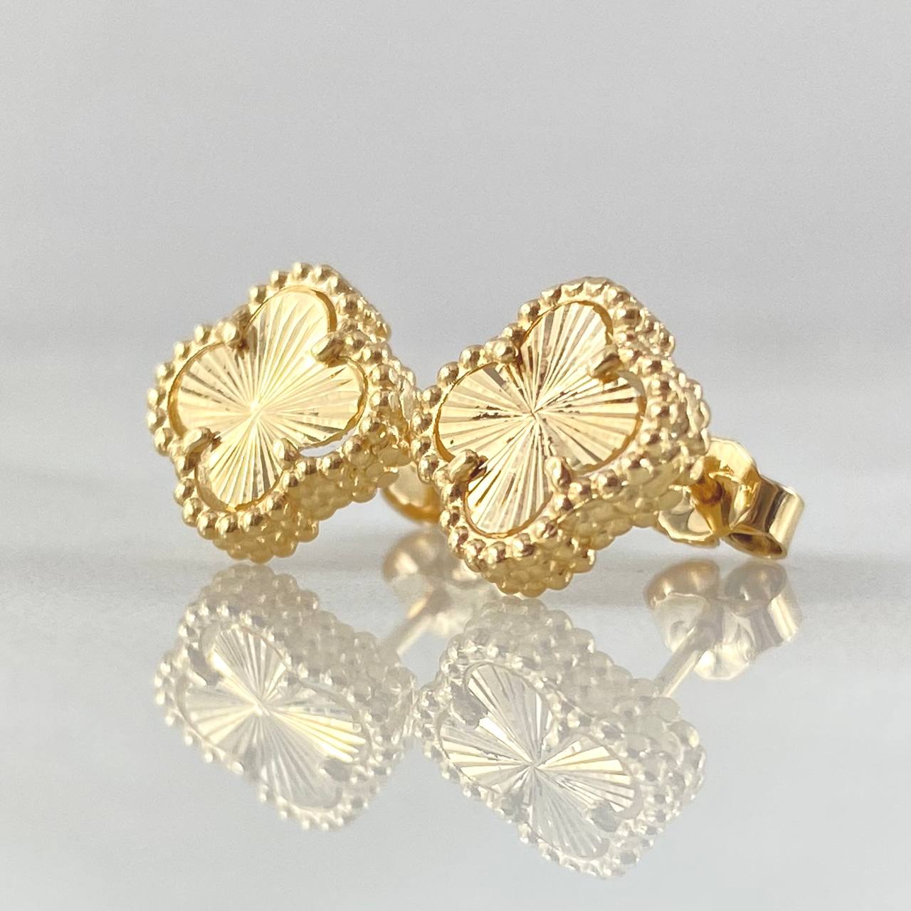 Topos Trebol Dorado 2.9gr / Oro Amarillo Nac.Esp. 18K