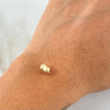 Charm Cylindrical Diamond Cut 0.25gr / 18K Gold ©