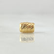Charm Cylindrical Diamond Cut 0.15gr / 18K Gold ©