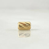 Charm Cylindrical Diamond Cut 0.1gr / 18K Gold ©