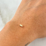 Charm Cylindrical Diamond Cut 0.1gr / 18K Gold ©