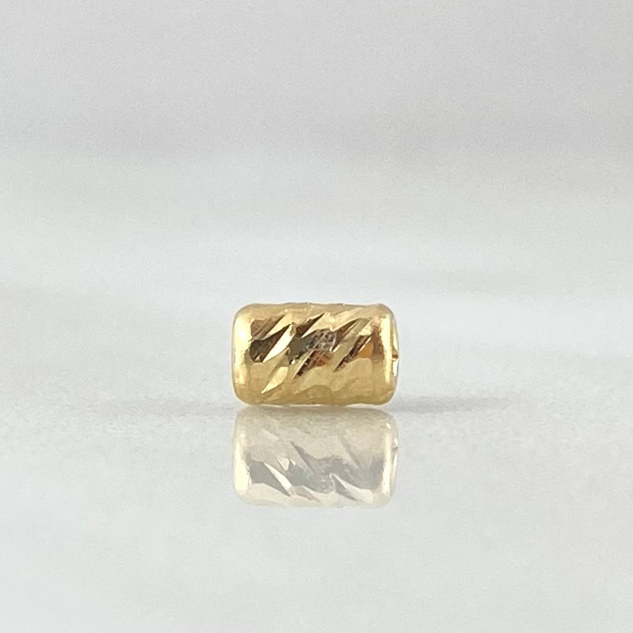 Charm Cylindrical Diamond Cut 0.1gr / 18K Gold ©