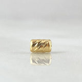 Charm Cylindrical Diamond Cut 0.1gr / 18K Gold ©