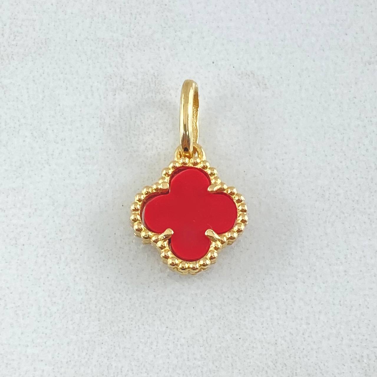 Dije Trebol 1.3gr / 1.7cm / Nac.Esp. Oro 18K
