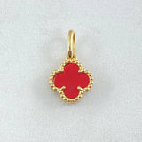 Dije Trebol 1.3gr / 1.7cm / Nac.Esp. Oro 18K