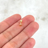 Circle Piercing 0.3gr / 1cm / Special Pearl 18K Gold ©