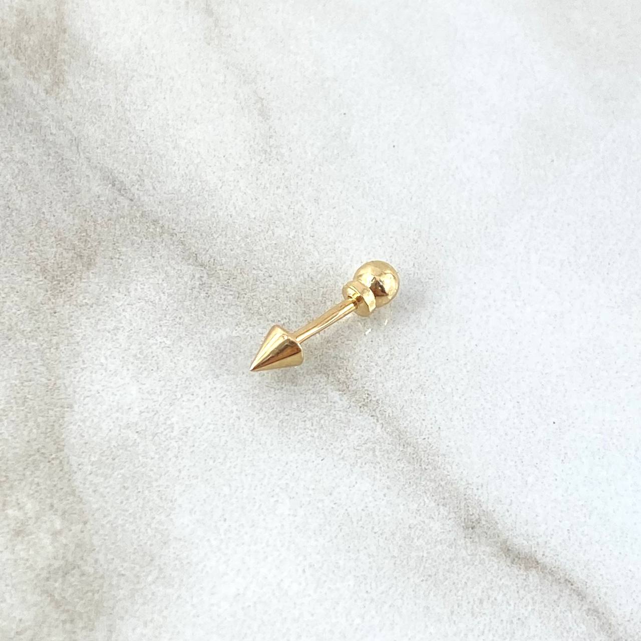 Piercing Punta 0.35gr / 1.2cm / Nac.Esp. Oro 18K ©