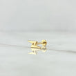 Piercing Ombligo Rayo Plano 0.45gr / 1cm / Liso Oro Amarillo 18K (Joya) ©
