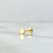 Flat Circle Piercing 0.45gr / 1.1cm / Smooth 18K Yellow Gold (Jewel)
