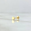 Piercing Circulo Plano 0.55gr / 1.1cm / Liso Oro Amarillo 18K (Joya) ©