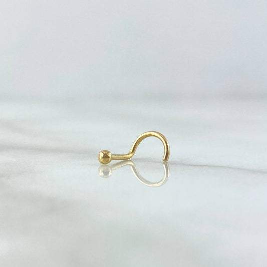 Bead Spark Piercing 0.15gr / 1.6mm 18K Yellow Gold ©