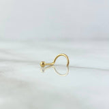Piercing Chispa Bola 0.15gr / 1cm / Nac.Esp. Oro 18K ©