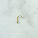 Piercing Chispa Bola 0.15gr / 1cm / Nac.Esp. Oro 18K ©