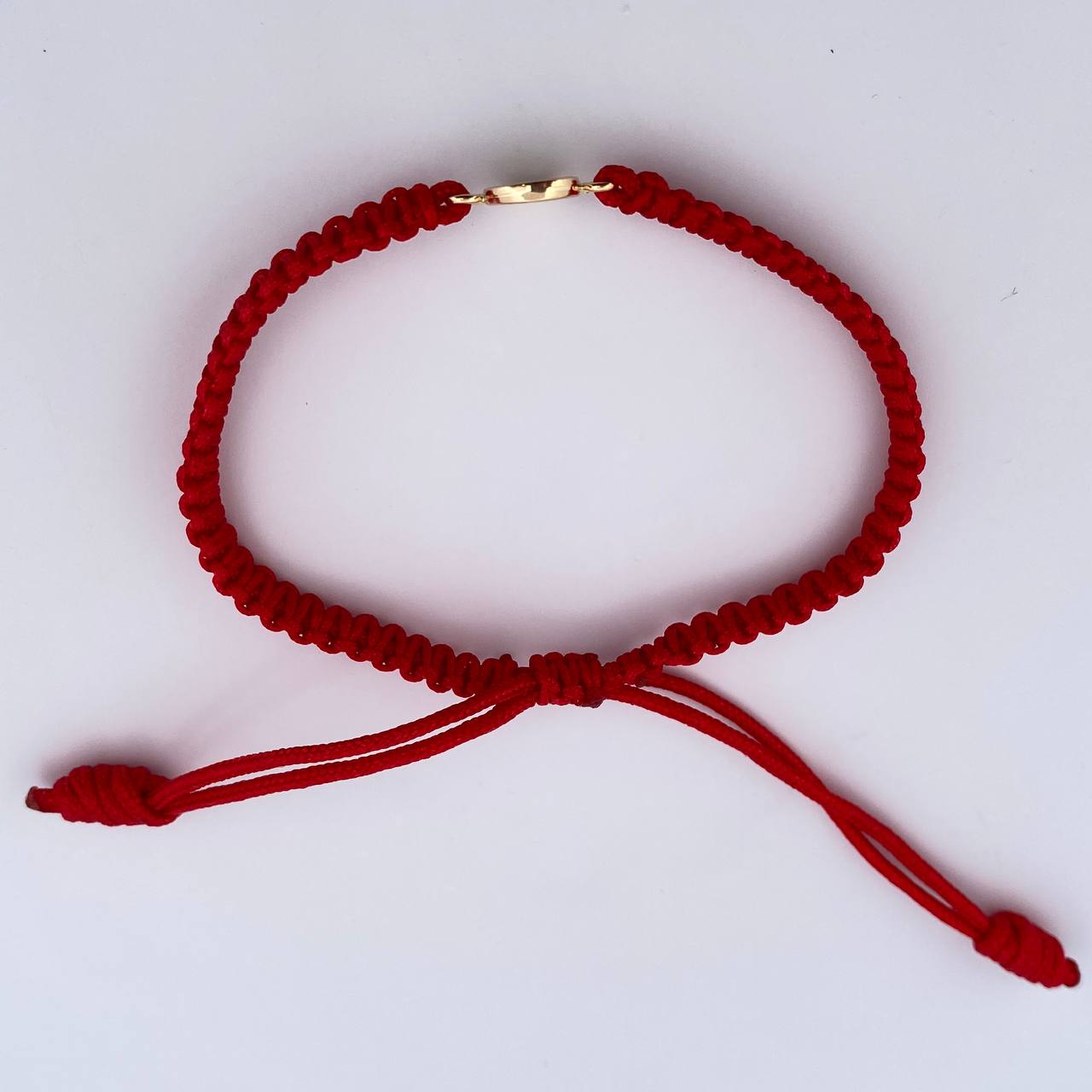 Red Bracelet Letter R 0.4gr / 18K Yellow Gold &