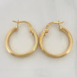 Winter Hoop Earrings 1.8 g / 3/4 in 18K Yellow Gold