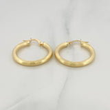 Cyrene Hoop Earrings 2.7 g / 1 in 18K Yellow Gold