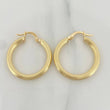 Cyrene Hoop Earrings 2.7 g / 1 in 18K Yellow Gold