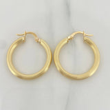 Cyrene Hoop Earrings 2.7 g / 1 in 18K Yellow Gold