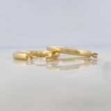 Cyrene Hoop Earrings 2.7 g / 1 in 18K Yellow Gold