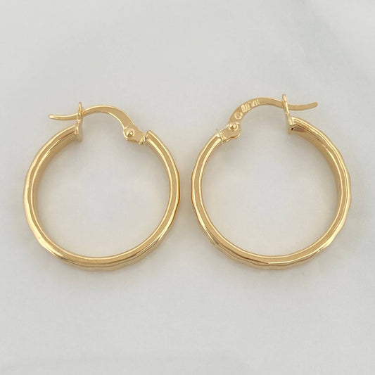 Somi Hoop Earrings 1.75 g / 3/4 in 18K Yellow Gold