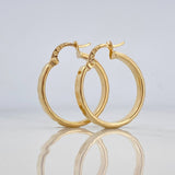 Somi Hoop Earrings 1.75 g / 3/4 in 18K Yellow Gold