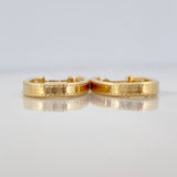 Yura Hoop Earrings 1.95 g / 1 in 18K Yellow Gold